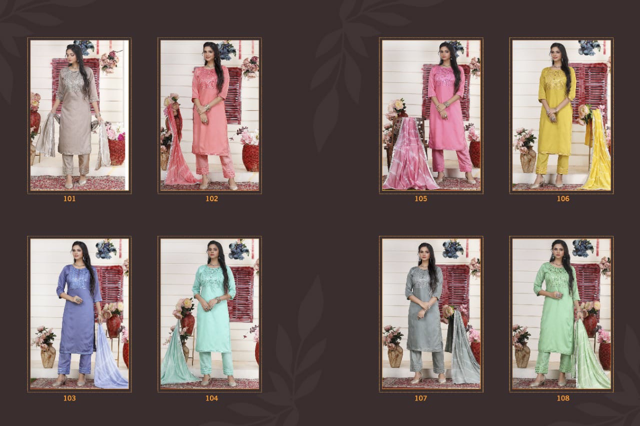 Manjeera Shyni Ethnic Wear Wholesale Readymade Salwar Suits Catalog
